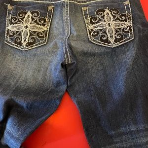 Maurice’s Jeans with decorative pockets front and rear!